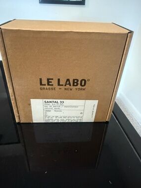 Le Labo Brown Kraft Box with White Label